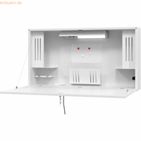 Hjh OFFICE PRO Wova | Wandbureau, Melamine spaanplaat DIN 68765, Emissieklasse E1, Mehrfarbig