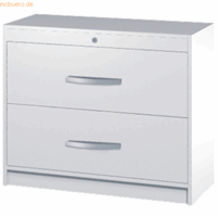 kerkmann Hängeregistraturschrank Status BxTxH 100x42x820cm lichtgrau