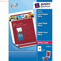 Avery Avery Zweckform Fotopapier Laser A4 50g/qm VE=200 Blatt beidseitig hoc