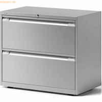 bisley Schubladenschrank Essentials 2 Schubladen silber