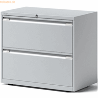 bisley Schubladenschrank Essentials 2 Schubladen lichtgrau