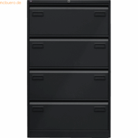 bisley Hängeregistraturschrank Light 4 Schübe 2-bahnig schwarz