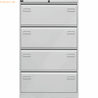 bisley Hängeregistraturschrank Light 4 Schübe 2-bahnig lichtgrau