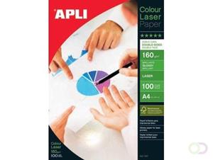 Apli fotopapier Colour Laser ft A4, 160 g, pak van 100 vel