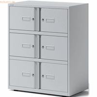 bisley Schrank Office Lodge Essentials 6 Türen BxTxH 80x47x101,5cm lic