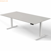 Kerkmann Zit sta bureau Move-3 licht grijs 200x100cm elektrisch verstelbaar