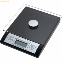 genie Briefwaage 5000g Glasteller schwarz
