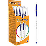 BIC Kugelschreiber Cristal Up, Strichfarbe: blau, 20 Stück