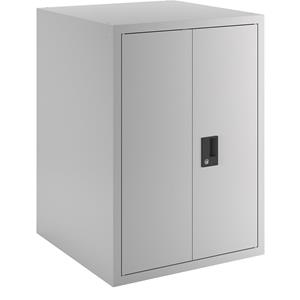 Lista Aufsatzschrank mit Flügeltüren mit Vollblechtüren HxBxT 1000 x 717 x 725 mm, lichtgrau