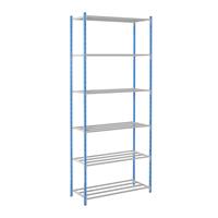 Inhaakstelling, met buizenetages, h x b x d = 2496 x 1270 x 500 mm, basisstelling
