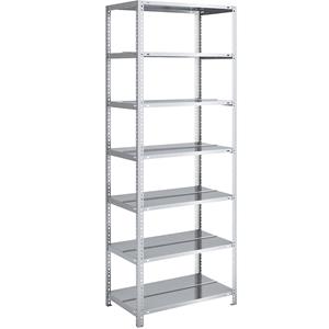 hofe Dossier-schroefstelling, verzinkt, stellinghoogte 2200 mm, dubbelzijdig, basisstelling, breedte x diepte = 750 x 600 mm
