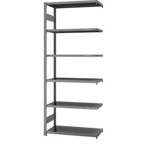 EUROKRAFTpro Systeem-inhaakstelling, verzinkt, lichte constructie, stellinghoogte 2500 mm, aanbouwstelling, breedte x diepte = 1000 x 500 mm
