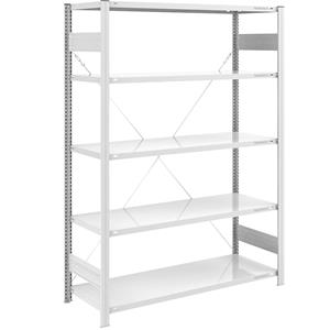 EUROKRAFTpro Grootvak-inhaakstelling, lichtgrijs RAL 7035, stellinghoogte 2000 mm, veldlast 1600 kg, basisstelling, breedte x diepte = 1300 x 600 mm