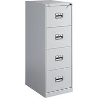 EUROKRAFTpro Hängeregistraturschrank 1-bahnig, 4 Schübe lichtgrau, ab 3 Stk
