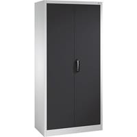 C+P ACURADO universele kast, b x d = 930 x 400 mm, lichtgrijs/zwartgrijs