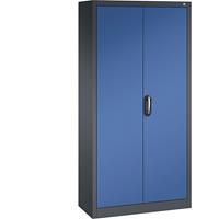 Cp ACURADO Aktenschrank BxT 930 x 400 mm schwarzgrau / enzianblau, ab 2 Stk