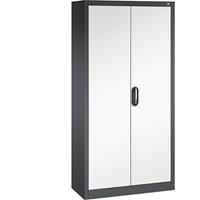 C+P ACURADO universele kast, b x d = 930 x 400 mm, zwartgrijs/zuiver wit