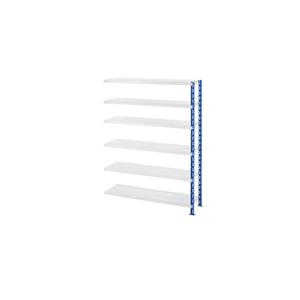 EUROKRAFTbasic Großfach-Steckregal mit Stahlblechböden Tiefe 500 mm Grundregal, HxB 1976 x 1550 mm