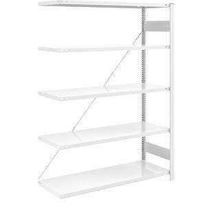 EUROKRAFTpro AntiBak-inhaakstelling, antibacterieel, stellinghoogte 2000 mm, aanbouwstelling, legbordbreedte 1300 mm, legborddiepte 600 mm