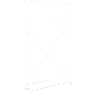 EUROKRAFTpro AntiBak-inhaakstelling, antibacterieel, stellinghoogte 2500 mm, basisstelling, legbordbreedte 1300 mm, legborddiepte 400 mm