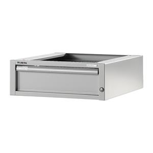 Lista Werkbank-Baukastensystem, Unterbauschrank Höhe 204 mm, 1 Schublade lichtgrau