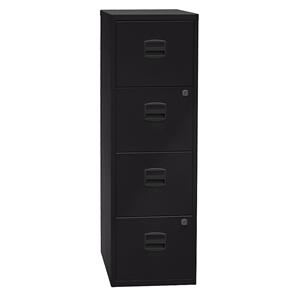 Bisley Hängeregistraturschrank PFA 4 Schübe schwarz