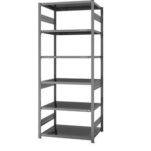 EUROKRAFTpro Systeem-inhaakstelling, middelzware constructie, stellinghoogte 2500 mm, basisstelling, breedte x diepte = 1000 x 800 mm