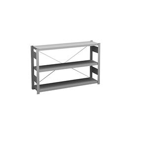 hofe Lage inhaakstelling, verzinkt, hoogte 825 mm, 3 legborden, basisstelling, legborddiepte 300 mm, vakdraagvermogen 175 kg