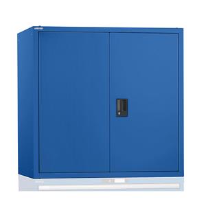 Lista Aufsatzschrank mit Flügeltüren mit Vollblechtüren HxBxT 1000 x 1023 x 725 mm, enzianblau