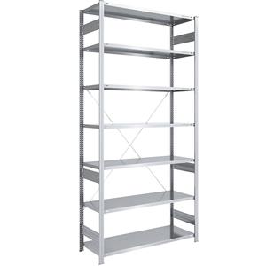 EUROKRAFTpro Grootvak-inhaakstelling, verzinkt, hoogte 3000 mm, veldlast 1700 kg, basisstelling, b x d = 1300 x 600 mm
