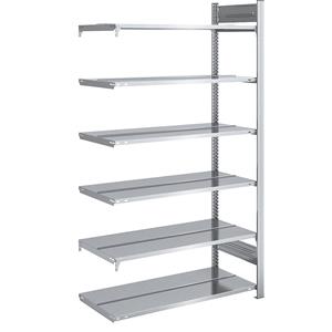 hofe Dossier-inhaakstelling, verzinkt, stellinghoogte 2000 mm, dubbelzijdig, aanbouwstelling, b x d = 1000 x 600 mm