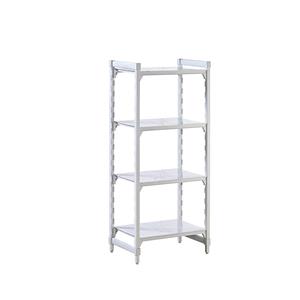 Kunststof inhaakstellingsysteem PREMIUM, legbord b x d = 700 x 600 mm, basisstelling, breedte 770 mm, legbord glad