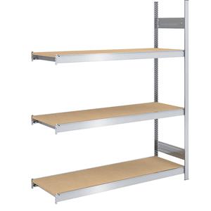 hofe Grootvak-inhaakstelling met spaanplaten, hoogte 2000 mm, breedte 1500 mm, veldlast 1200 kg, diepte 600 mm, aanbouwstelling