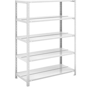 hofe Dossier-schroefstelling, lichtgrijs RAL 7035, stellinghoogte 1500 mm, dubbelzijdig, basisstelling, breedte x diepte = 1000 x 600 mm
