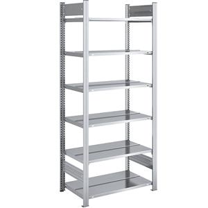 hofe Dossier-inhaakstelling, verzinkt, stellinghoogte 2000 mm, dubbelzijdig, basisstelling, b x d = 750 x 600 mm