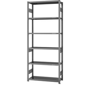 EUROKRAFTpro Systeem-inhaakstelling, middelzware constructie, stellinghoogte 2500 mm, basisstelling, breedte x diepte = 1000 x 400 mm
