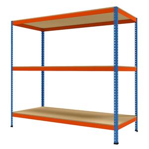 Grootvak-zwaarlaststelling, hoogte 1981 mm, totale diepte 926 mm, breedte 2146 mm