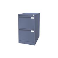 Bisley Hängeregistraturschrank, 1-bahnig 2 Schübe, DIN A4 blau