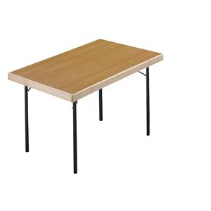 Inklapbare tafel, 4 voetsframe, 1200 x 800 mm, frame antraciet, blad beukenhoutdecor