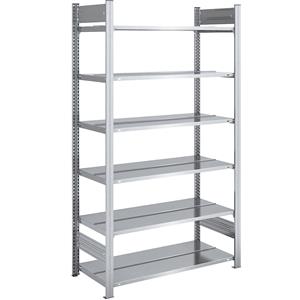 hofe Dossier-inhaakstelling, verzinkt, stellinghoogte 2000 mm, dubbelzijdig, basisstelling, b x d = 1000 x 600 mm