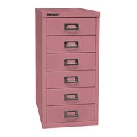 BISLEY MultiDrawer™ 29 serie, A4, 6 laden, roze