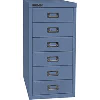 BISLEY MultiDrawer™ 29 serie, A4, 6 laden, blauw