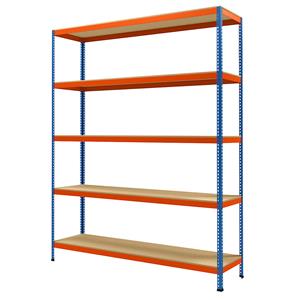 Grootvak-zwaarlaststelling, hoogte 3048 mm, totale diepte 621 mm, breedte 2450 mm