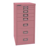 BISLEY MultiDrawer™ 29 serie, A4, 8 laden, roze