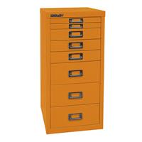 Bisley MultiDrawer™ 29er Serie DIN A4, 8 Schubladen orange