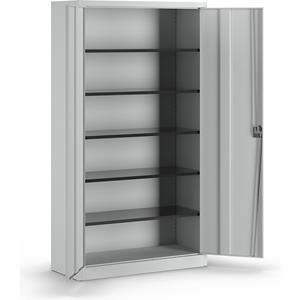 mauser Universele kast, extra hoog, h x b x d = 2200 x 1200 x 500 mm, lichtgrijs