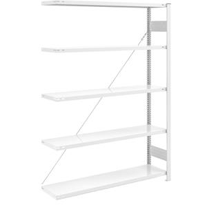 EUROKRAFTpro AntiBak-inhaakstelling, antibacterieel, stellinghoogte 2000 mm, aanbouwstelling, legbordbreedte 1300 mm, legborddiepte 400 mm