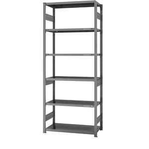 EUROKRAFTpro Systeem-inhaakstelling, middelzware constructie, stellinghoogte 2500 mm, basisstelling, breedte x diepte = 1000 x 500 mm