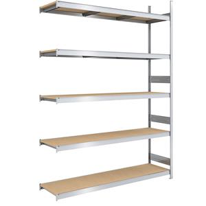 hofe Grootvak-inhaakstelling met spaanplaten, hoogte 3000 mm, breedte 2000 mm, veldlast 2000 kg, diepte 600 mm, aanbouwstelling