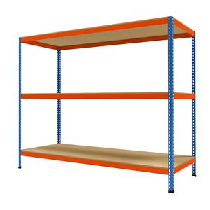 Grootvak-zwaarlaststelling, hoogte 1981 mm, totale diepte 926 mm, breedte 2450 mm